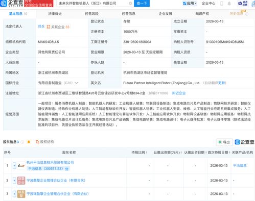 平治信息攜手成立未來伙伴智能機(jī)器人公司，深化信息系統(tǒng)集成服務(wù)新布局
